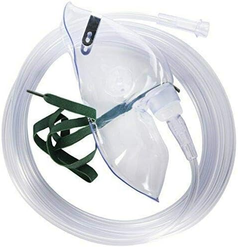 Salter Medium Concentration Adult Oxygen Mask 7ft Tube 8110