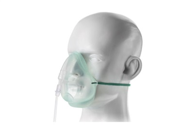 Intersurgical EcoLite , adult, oxygen mask with tube, 2.1m 1135015 - The Oxygenstore