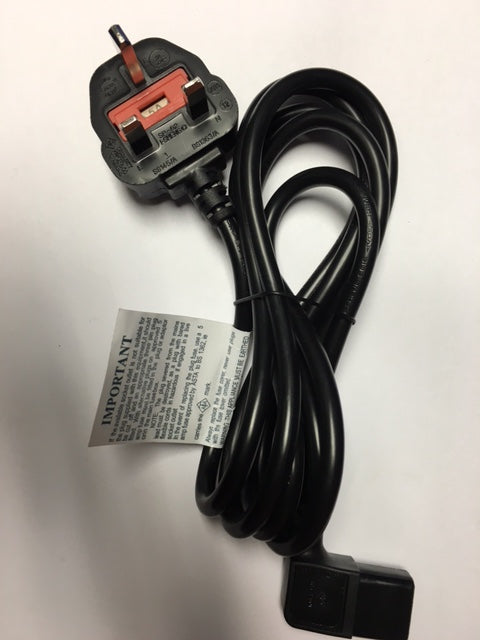 Devilbiss 515 Angled Mains Power Lead 180-0003-007 - The Oxygenstore