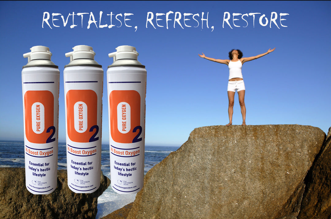O2 Hi Boost oxygen Can 10L x 3 cans