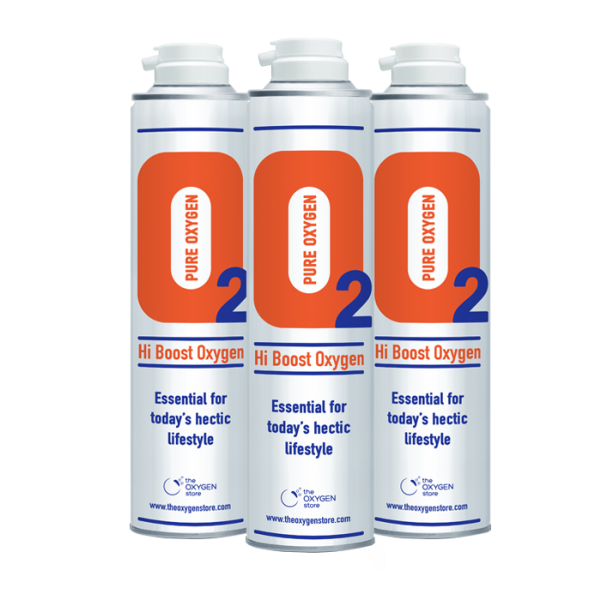 Hi Boost 10 Litre Oxygen Can Replacement x 3