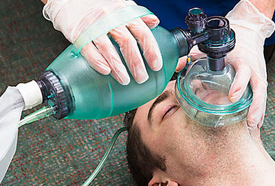 Paediatric, BVM Resuscitation System, 550ml Bag (40cm H2O) size 1 mask - The Oxygenstore