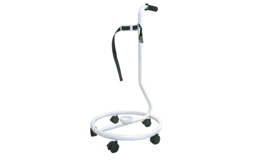 Trolley for 10L Cylinders, 5 Wheels, Static - The Oxygenstore