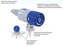 MRI Compatible Mediflow Ultra Low Pressure Oxygen Regulator 0-6 LPM - The Oxygenstore