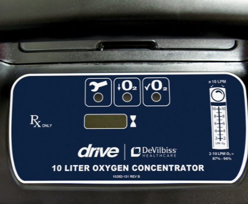 Drive Devilbiss 1025 10L Oxygen Concentrator - The Oxygenstore