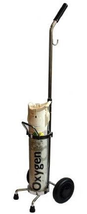 Lightweight Oxygen Cylinder Trolley - The Oxygenstore