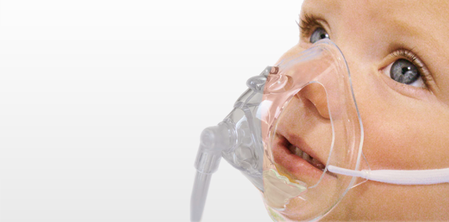 OxyTyke™ Paediatric Mask inc 7′ tubing OT-1025-8 - The Oxygenstore