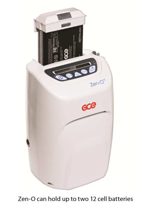 NEW GCE Zen-O™ Portable Oxygen Concentrator with 1 X 12 Cell Battery - The Oxygenstore