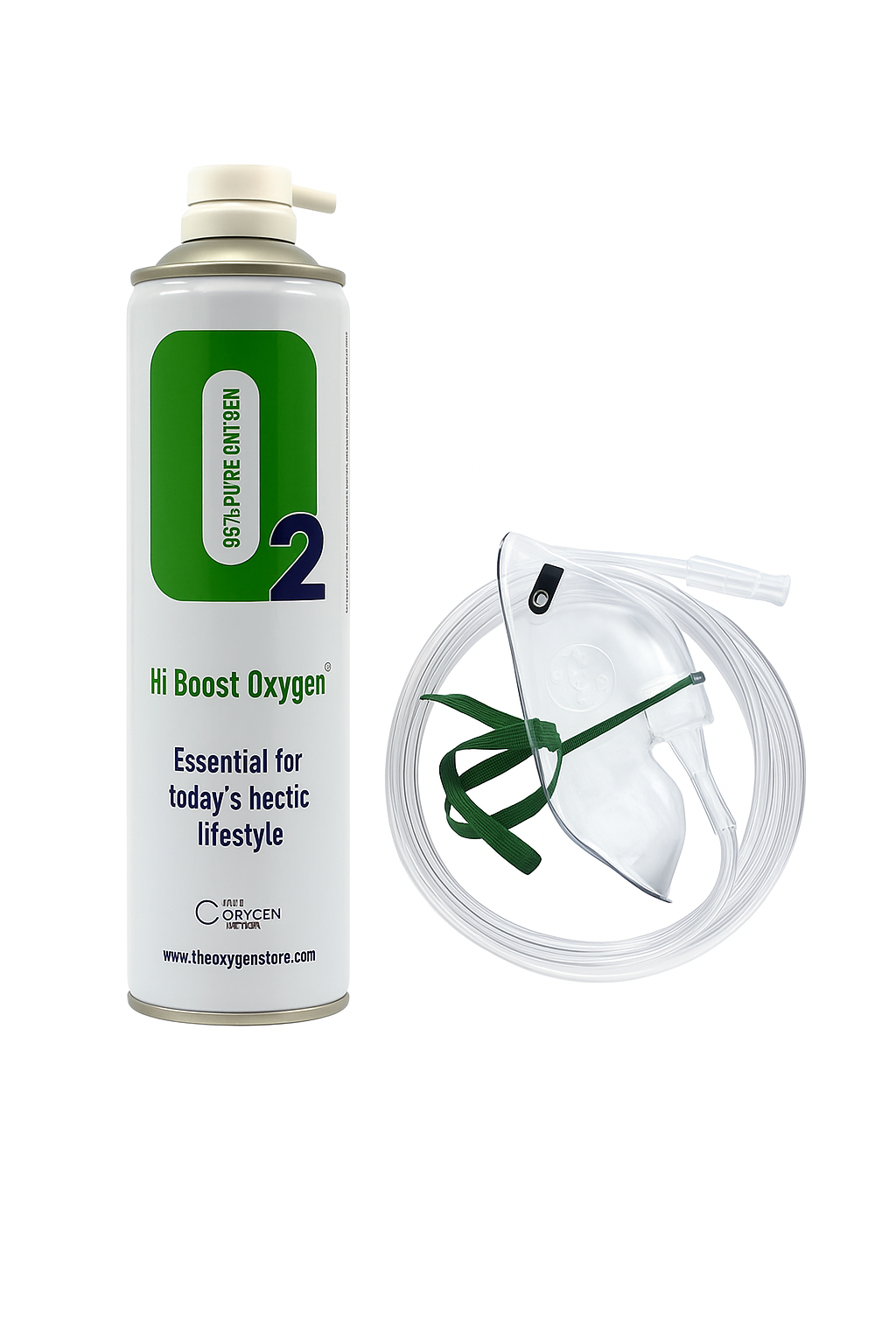Hi Boost 10 Litre Oxygen Can Inc 1.8M Tubing & Mask