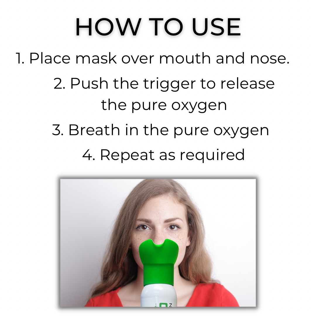 O2GO 18L Oxygen Can with Inhaler Cap – The Oxygenstore