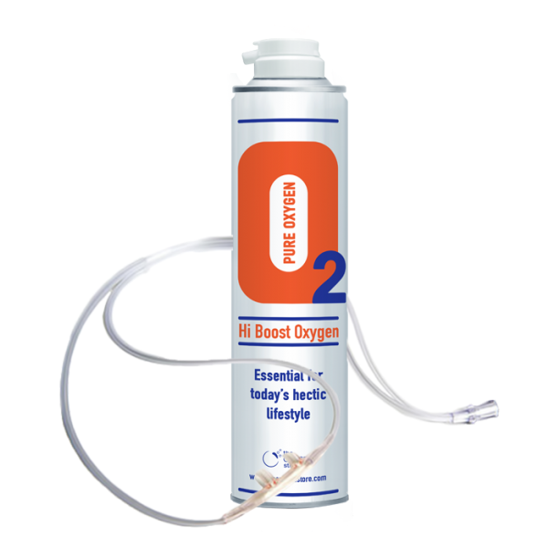 1 X O2 10 Litre Oxygen Can Inc 1 x 1.8M Tubing & Nasal Cannula - The Oxygenstore